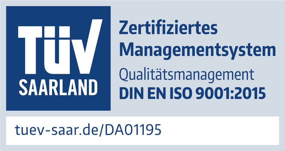 Zertifikat DIN EN ISO 9001